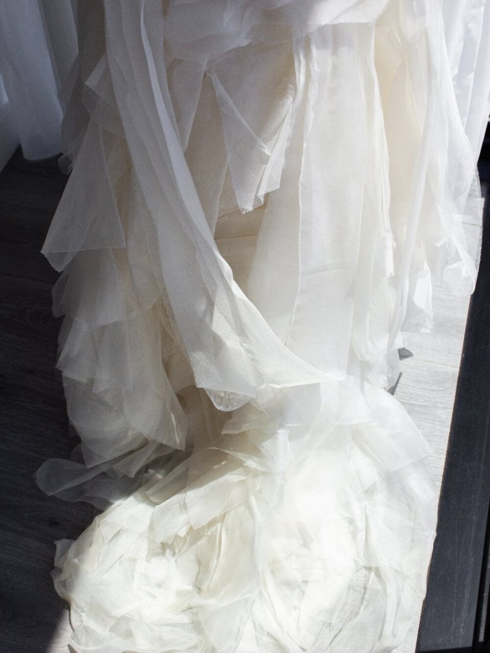 Vera Wang Farrah Ivory Gossip Girl Wedding Bridal Tulle Gown - Picture 10 of 16